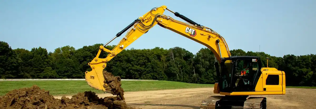 Small Cat Excavator 317