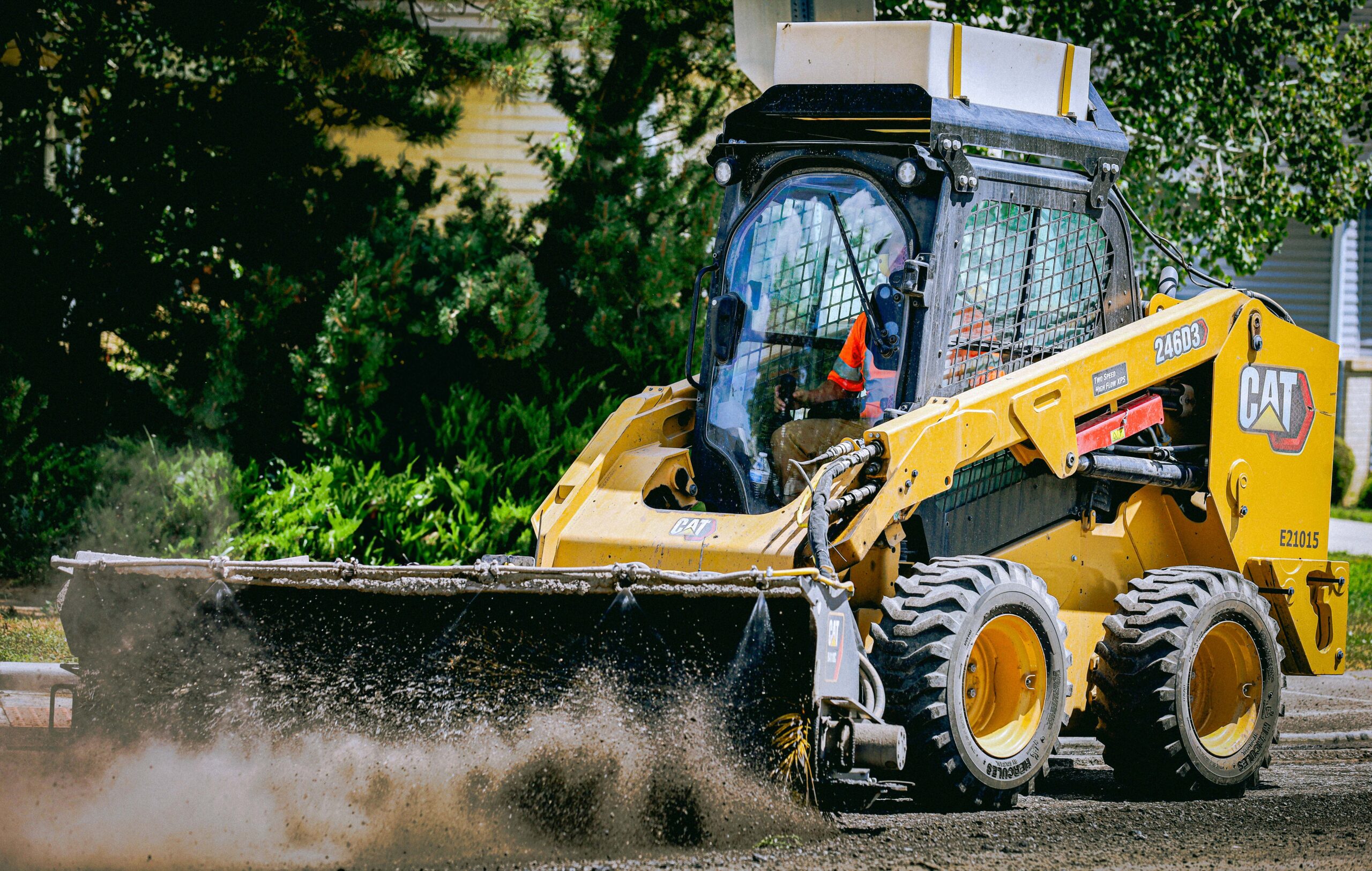 Skid steer loader available for government procurement, ideal for construction, landscaping, and municipal projects with reliable performance and efficiency.