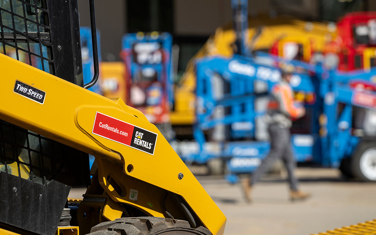 Cat Compact machine working on a Utah jobsite