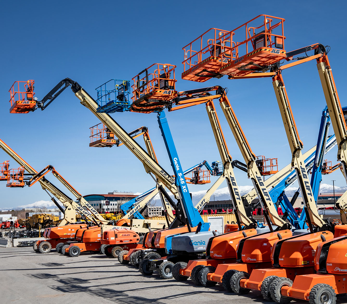 Boom lift rental equipment in Utah