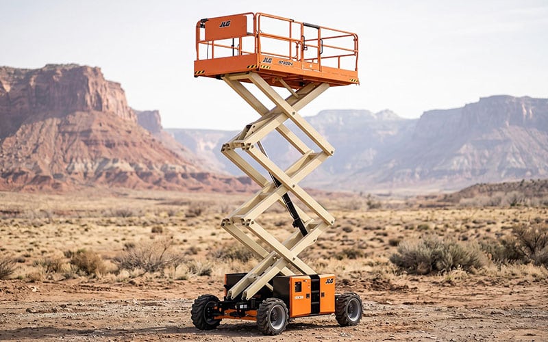 Rough terrain scissor lift rental in Utah