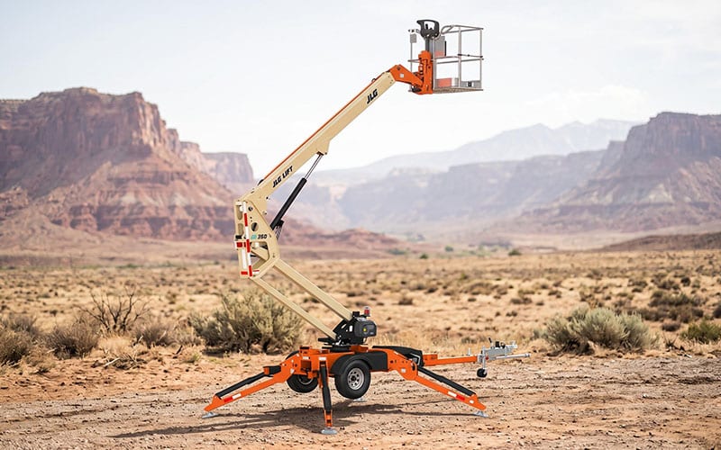 Towable boom lift rental in Utah
